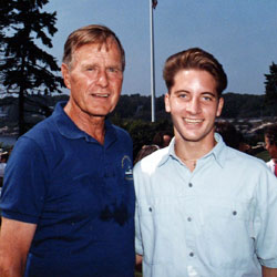 Andrew and George Bush.