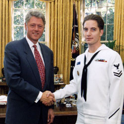 Andrew and Bill Clinton.